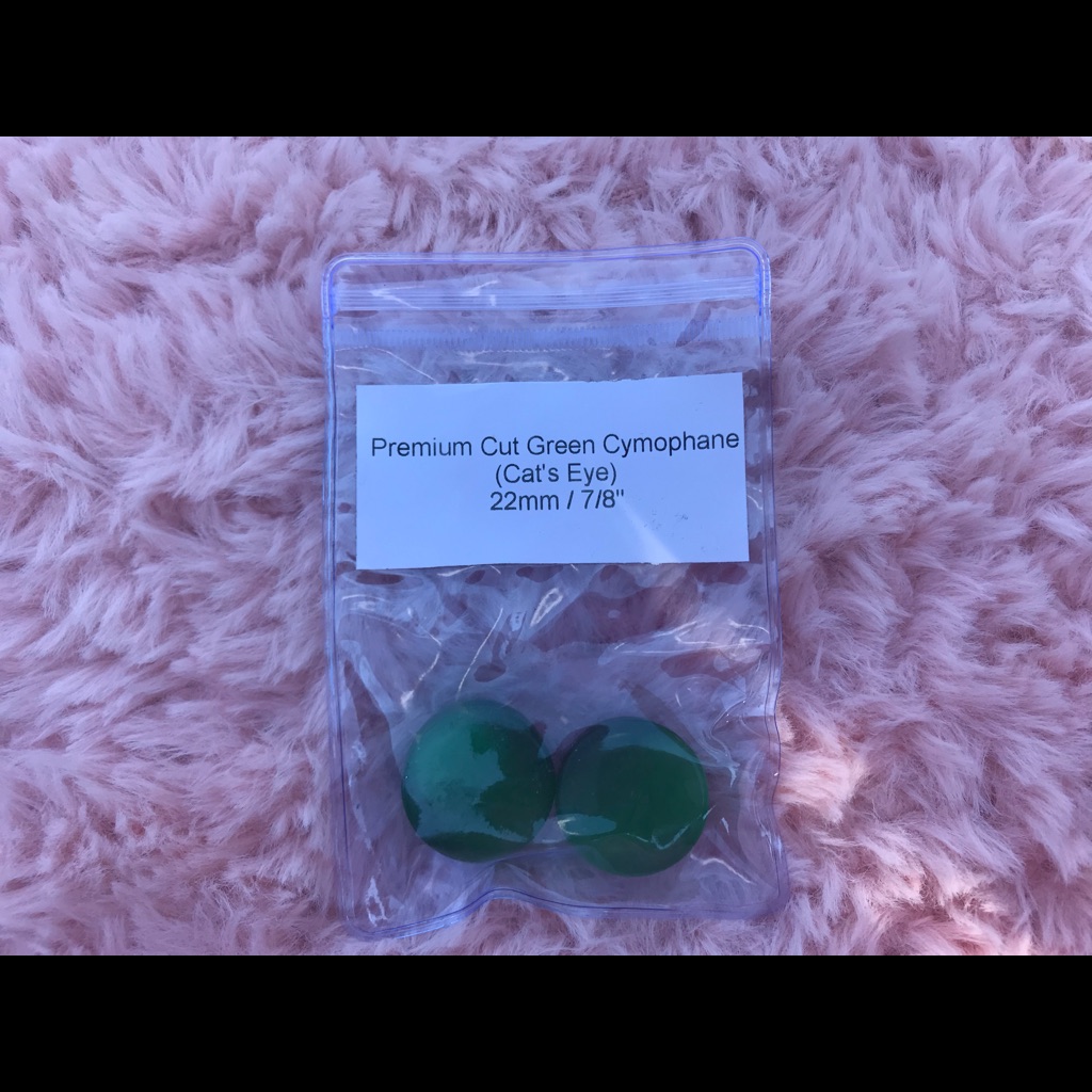 78 Or 22mm Green Stone Plugs